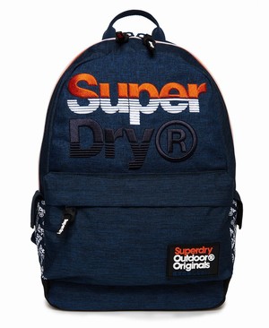 Superdry Jackel Montana Férfi Hátizsák Sötétkék/Sötét Szürke | ANTGS4081